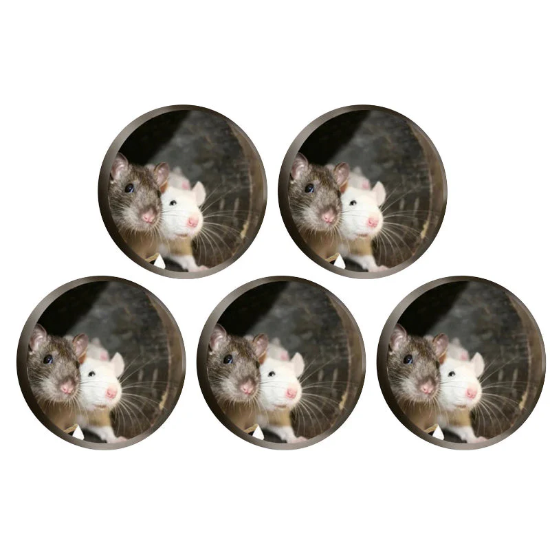 Realistic 3D Mouse Hole Wall Stickers - Image 7