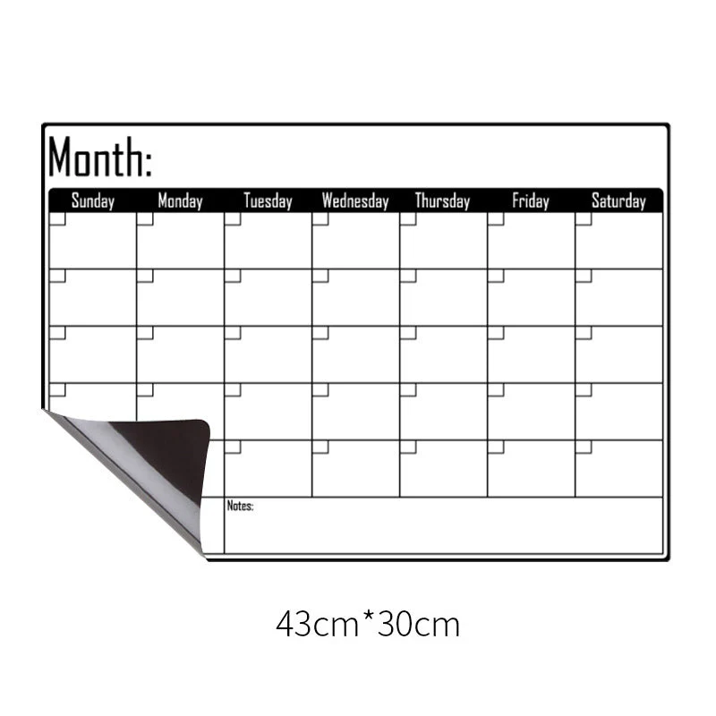 Refrigerator Magnet Calendar Sticker - Image 3