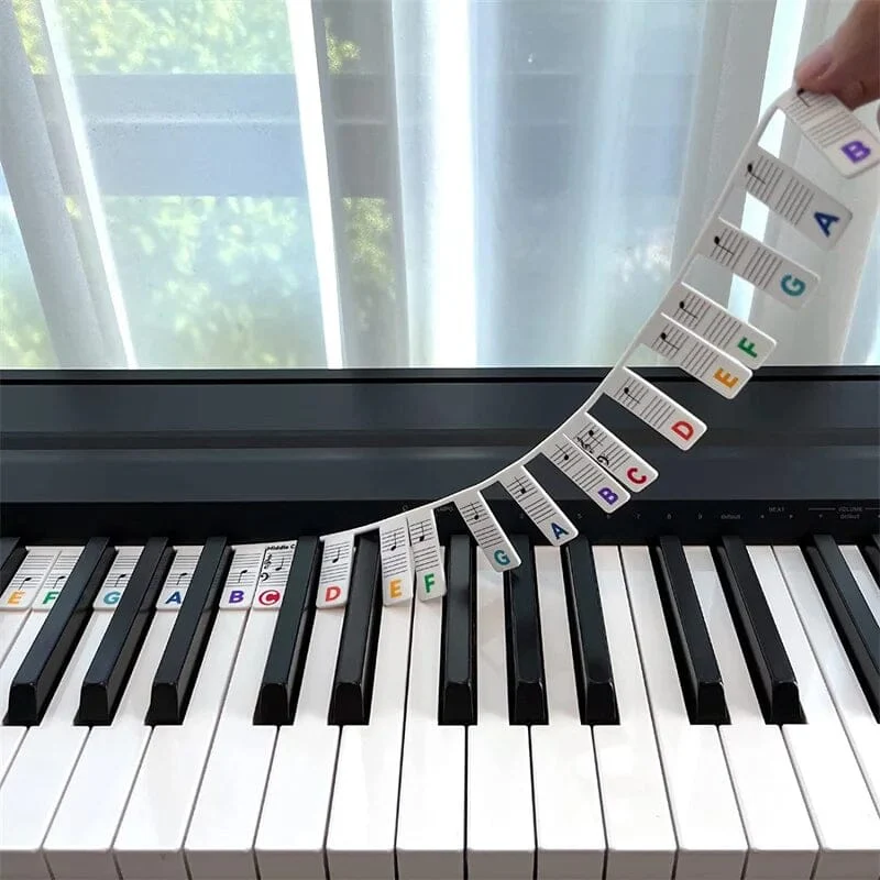 Removable Piano Keyboard Note Labels - Image 11