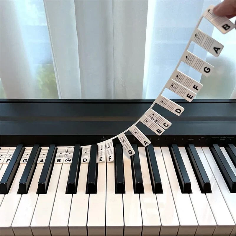 Removable Piano Keyboard Note Labels - Image 12