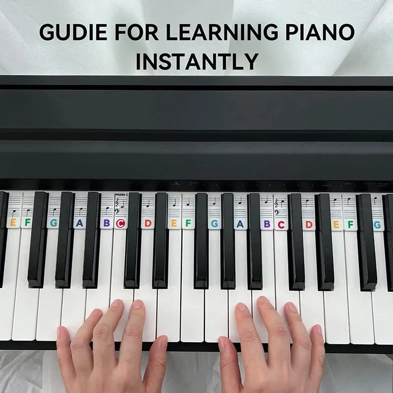 Removable Piano Keyboard Note Labels - Image 2