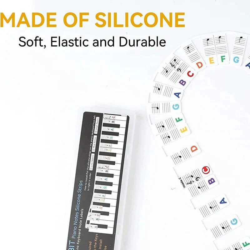 Removable Piano Keyboard Note Labels - Image 8