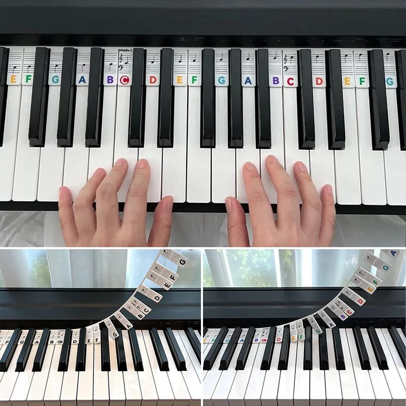 Removable Piano Keyboard Note Labels - Image 9