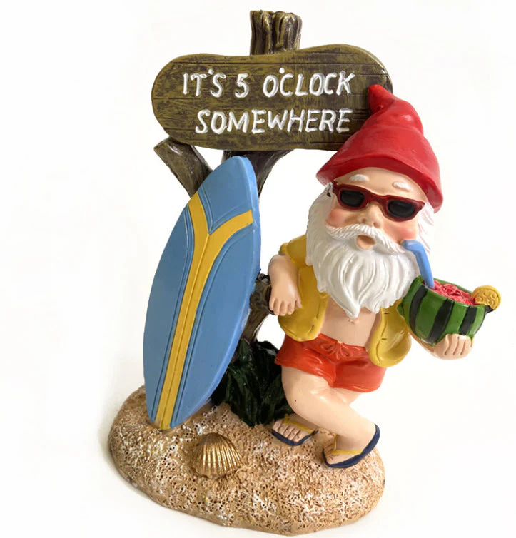 Resin Dwarf Statue Ornament - Image 2