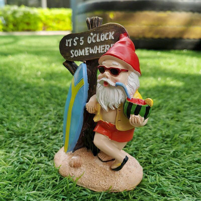 Resin Dwarf Statue Ornament - Image 6