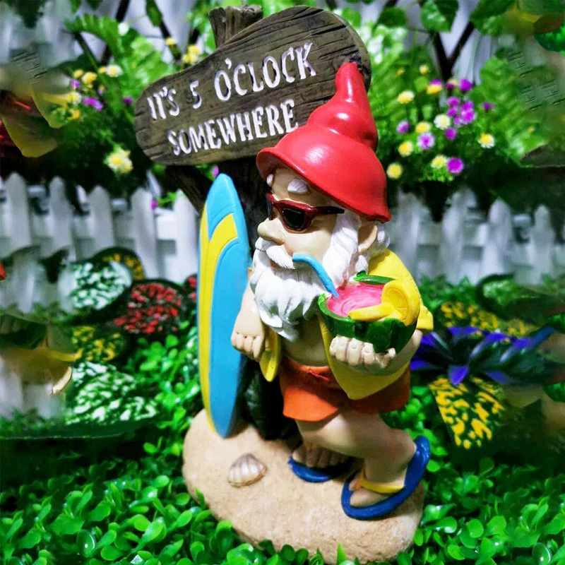 Resin Dwarf Statue Ornament - Image 7