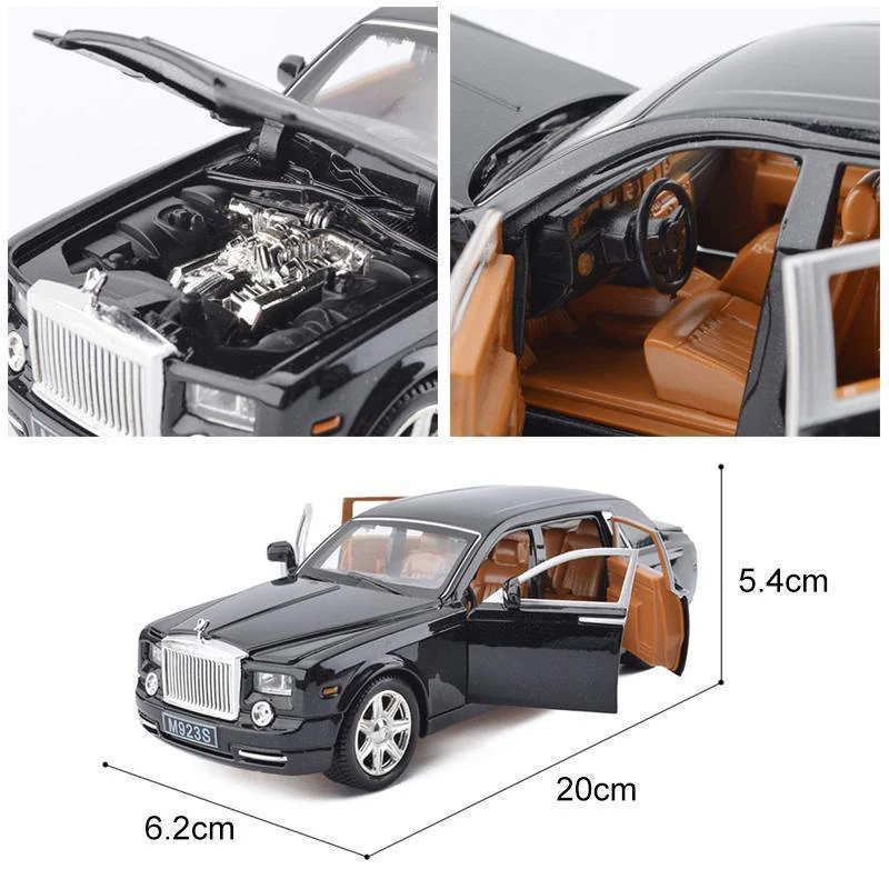 Rolls Royce Phantom Alloy Diecast Car Model - Image 6