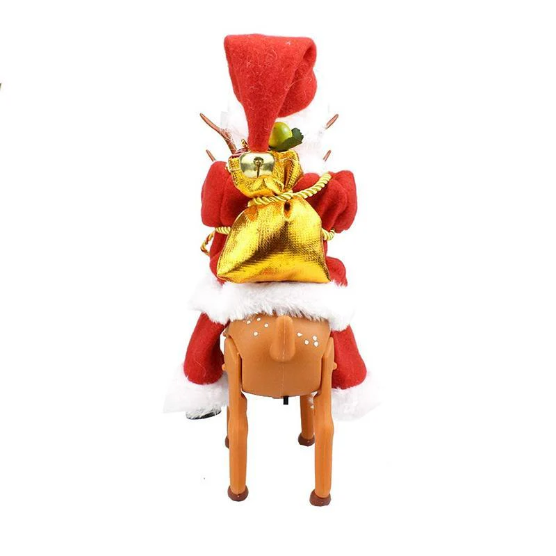 Santa Claus doll shaking the hips，Chimney Climbing Santa Claus，Santa Claus Riding An Electric Reindeer - Image 11