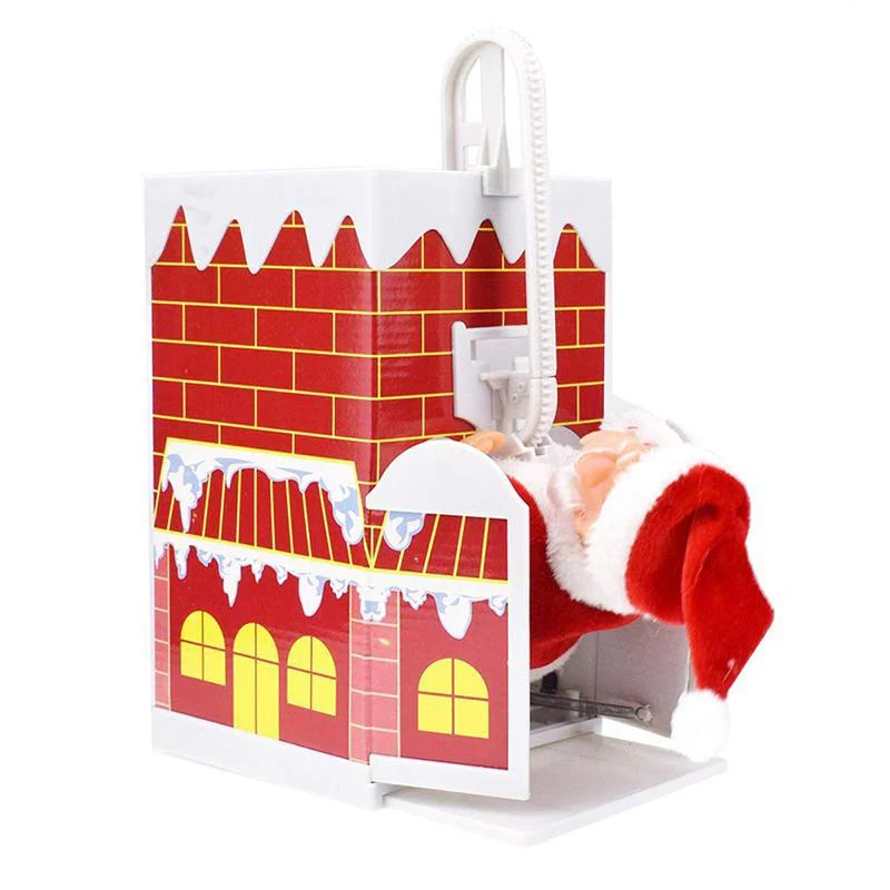 Santa Claus doll shaking the hips，Chimney Climbing Santa Claus，Santa Claus Riding An Electric Reindeer - Image 6