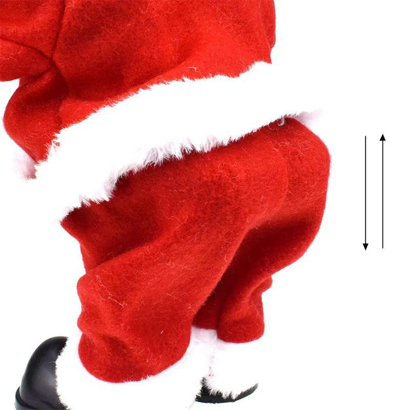 Santa Claus doll shaking the hips，Chimney Climbing Santa Claus，Santa Claus Riding An Electric Reindeer - Image 8