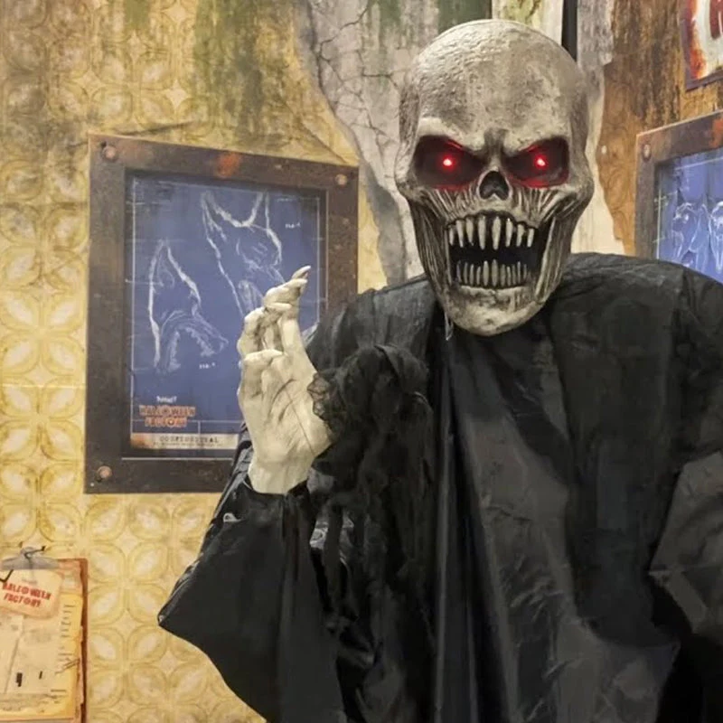 Scary Pop-Up Skullman In Blackrobes - Image 5