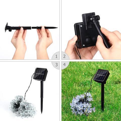 Solar Flower Strings Lights - Image 7