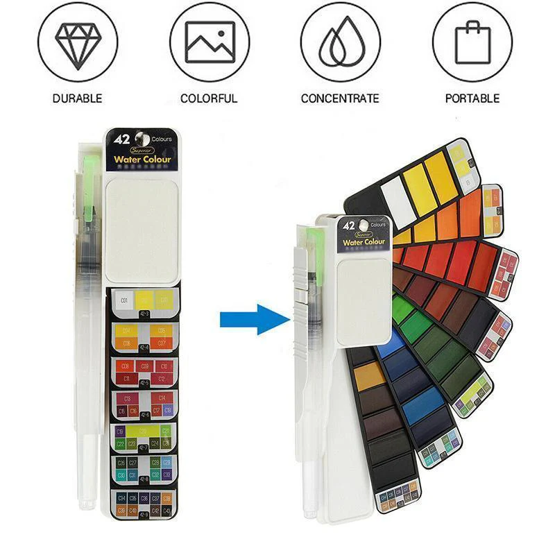 Solid Gouache Pigment Palette - let your creativity speak! - Image 4