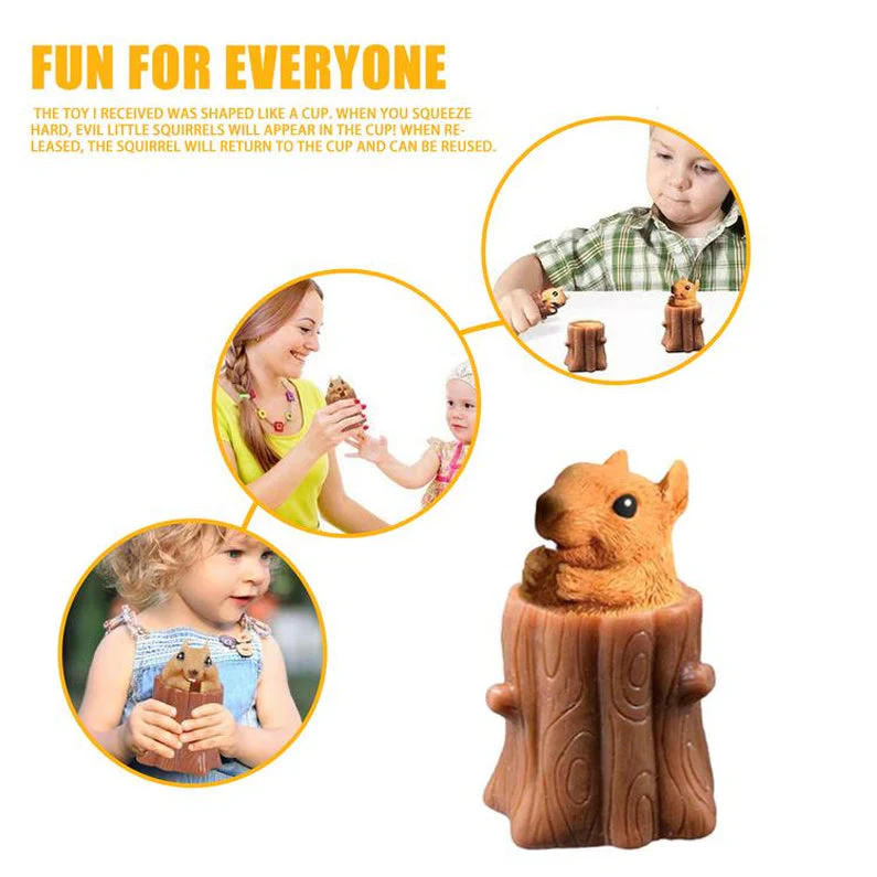 Squirrel cup decompression toy - Image 2