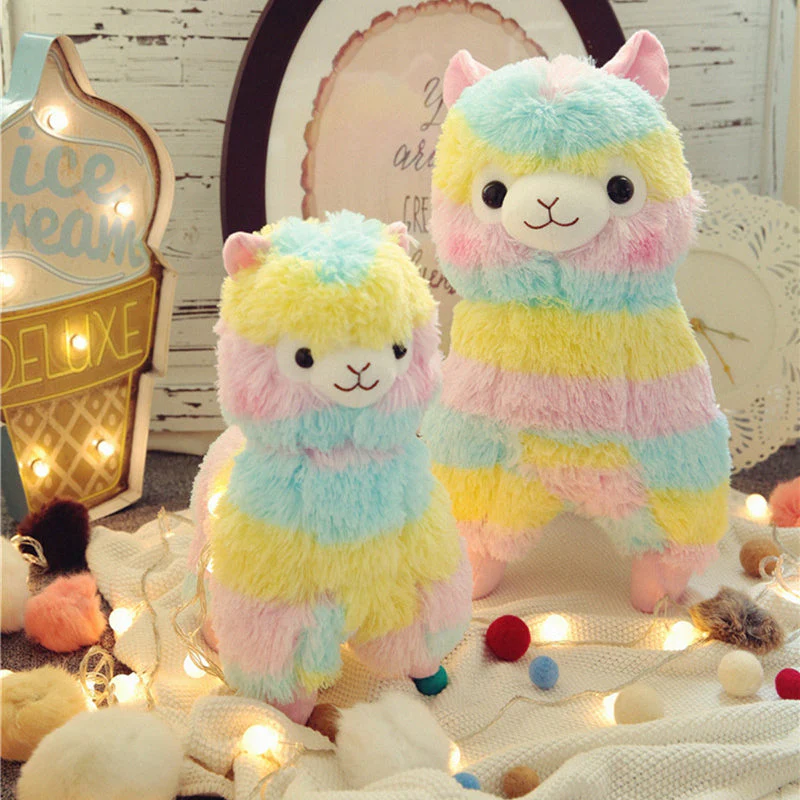 Stuffed Doll - Rainbow Alpaca - Image 2