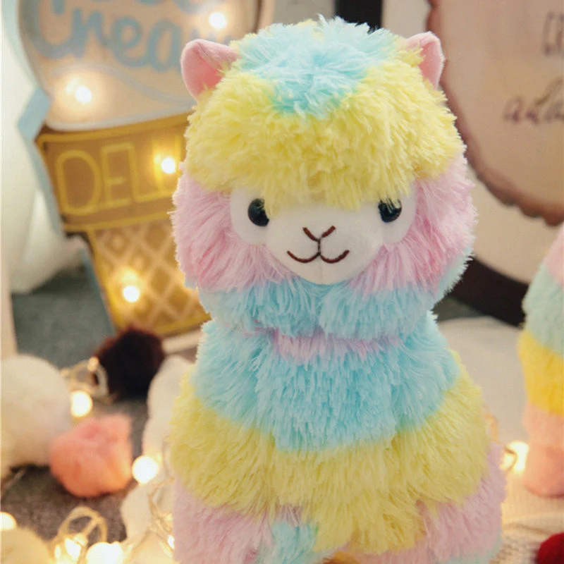 Stuffed Doll - Rainbow Alpaca - Image 4