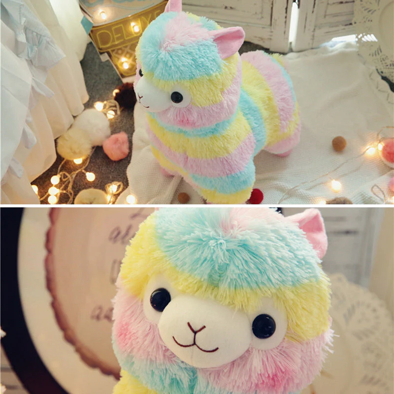 Stuffed Doll - Rainbow Alpaca - Image 7