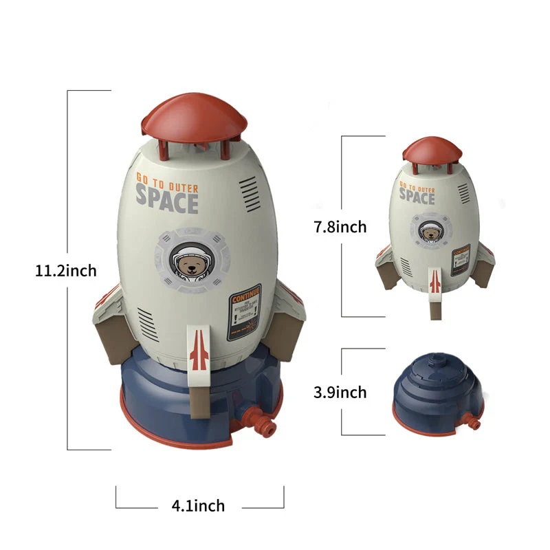 Summer Toy Outdoor Yard Rocket Sprinkler - Image 11