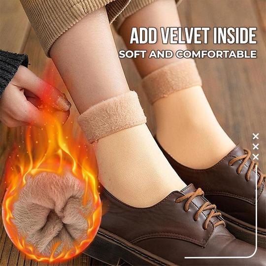 Thickening Winter Soft Velvet Snow Socks - Image 2