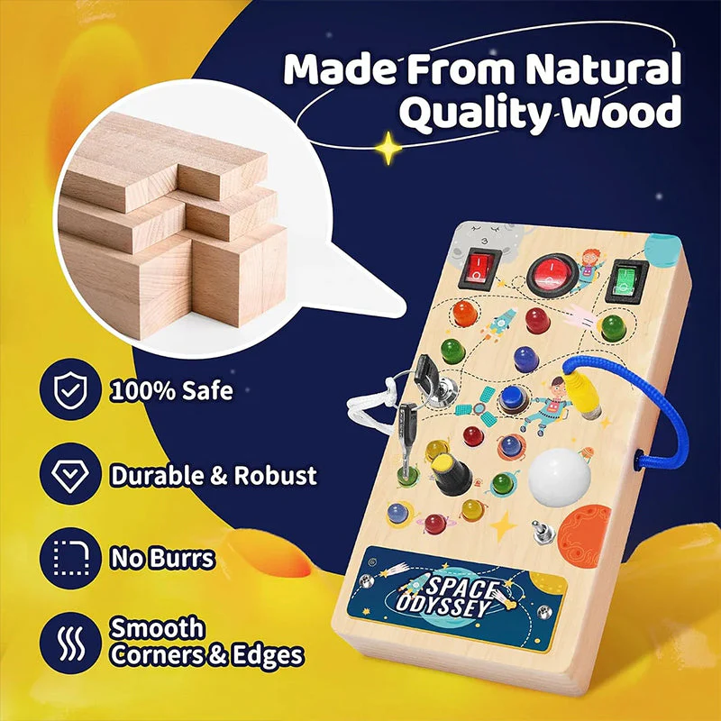 TODDLER BUSY BOARD - Image 10