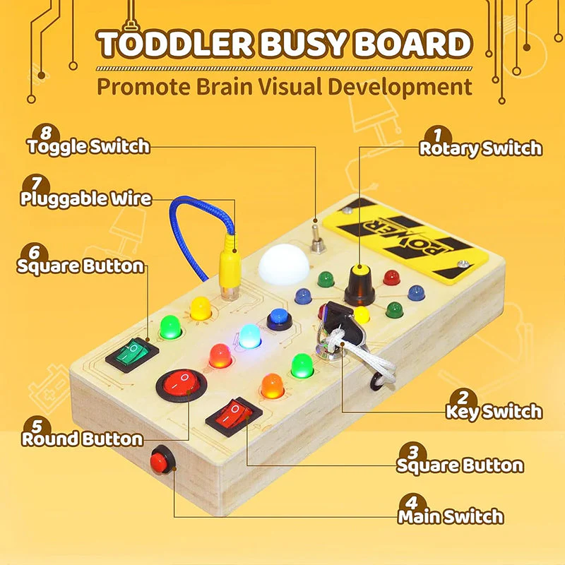 TODDLER BUSY BOARD - Image 2