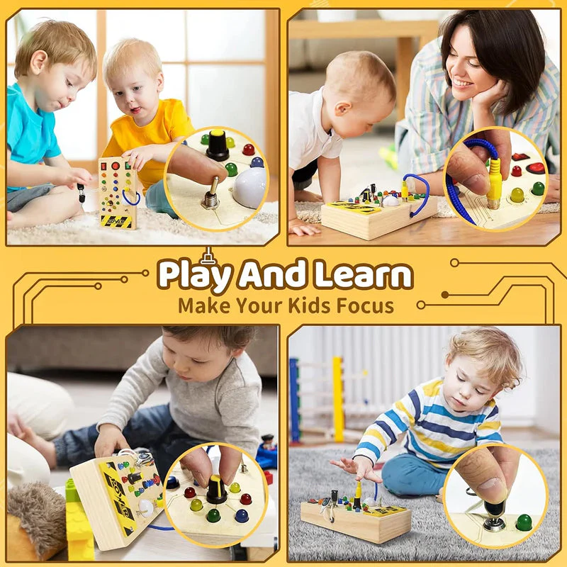 TODDLER BUSY BOARD - Image 3
