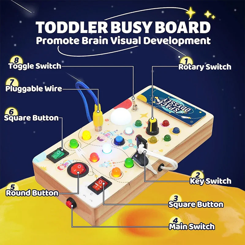 TODDLER BUSY BOARD - Image 5
