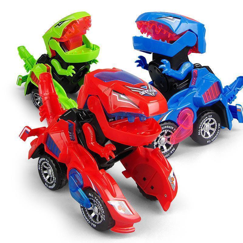 Transforming Dinosaur LED Car (Random color) - Image 2