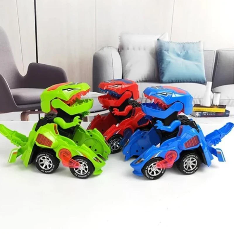 Transforming Dinosaur LED Car (Random color) - Image 3