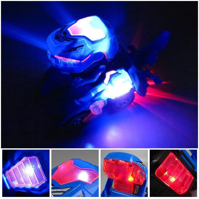 Transforming Dinosaur LED Car (Random color) - Image 7