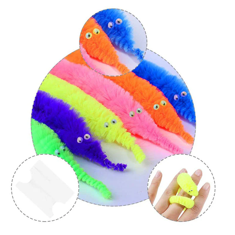 Twisty Fuzzy Worm Toys - Image 6