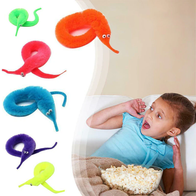 Twisty Fuzzy Worm Toys - Image 8