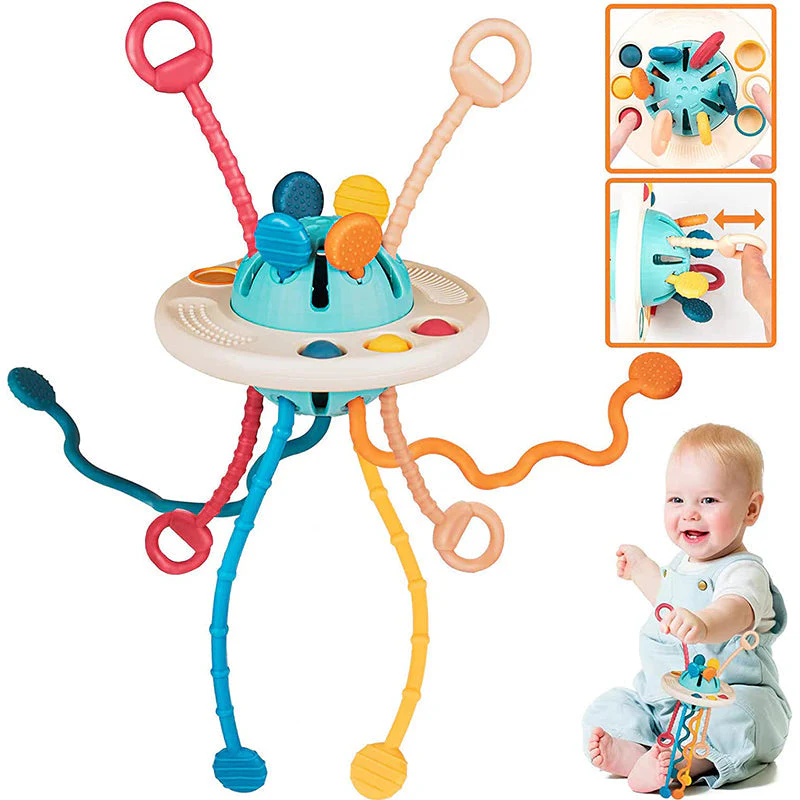 UFO Silicone Pulling Toy - Image 2