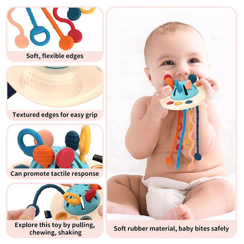 UFO Silicone Pulling Toy - Image 5