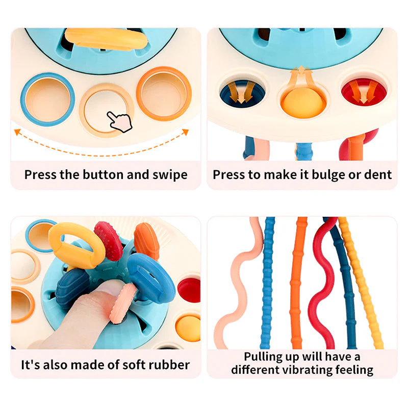 UFO Silicone Pulling Toy - Image 7