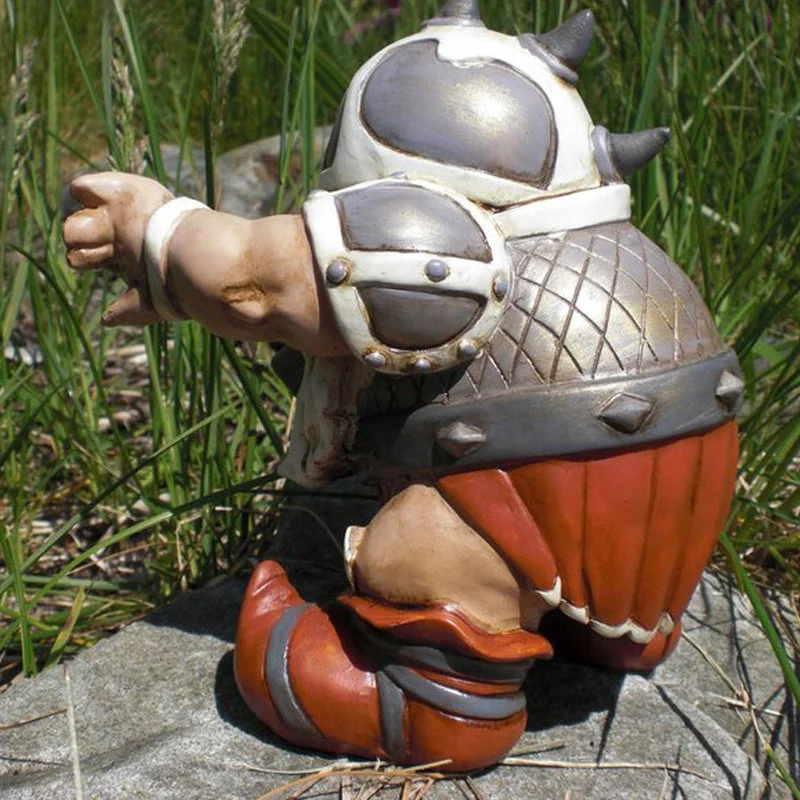 Viking Victor Norse Dwarf Gnome Statue - Image 5