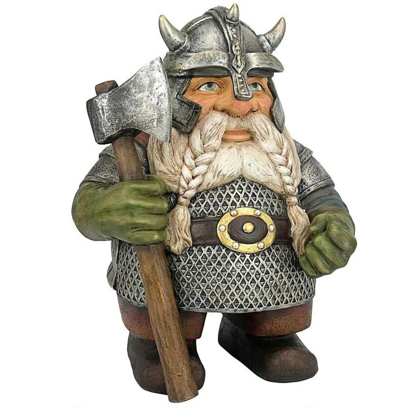 Viking Victor Norse Dwarf Gnome Statue - Image 7