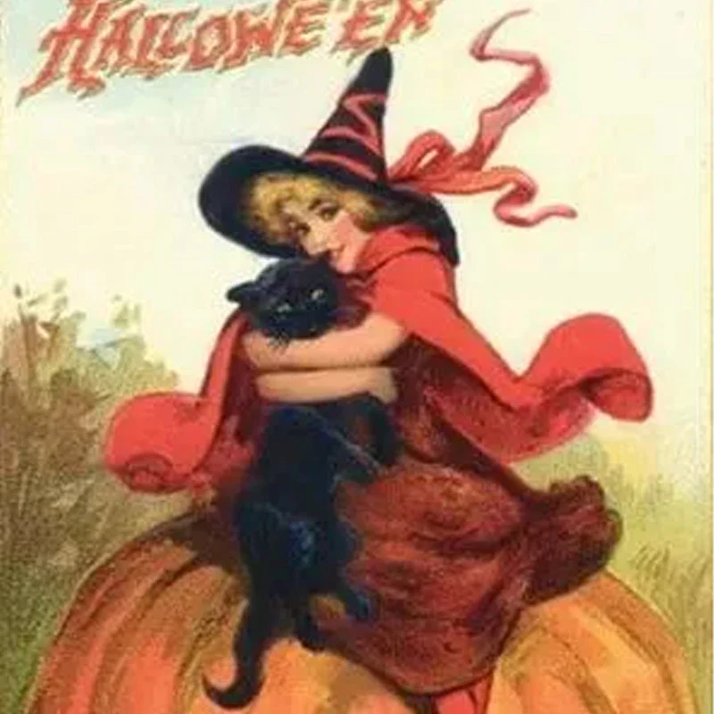 Vintage Halloween Postcard (24 pcs) - Image 10
