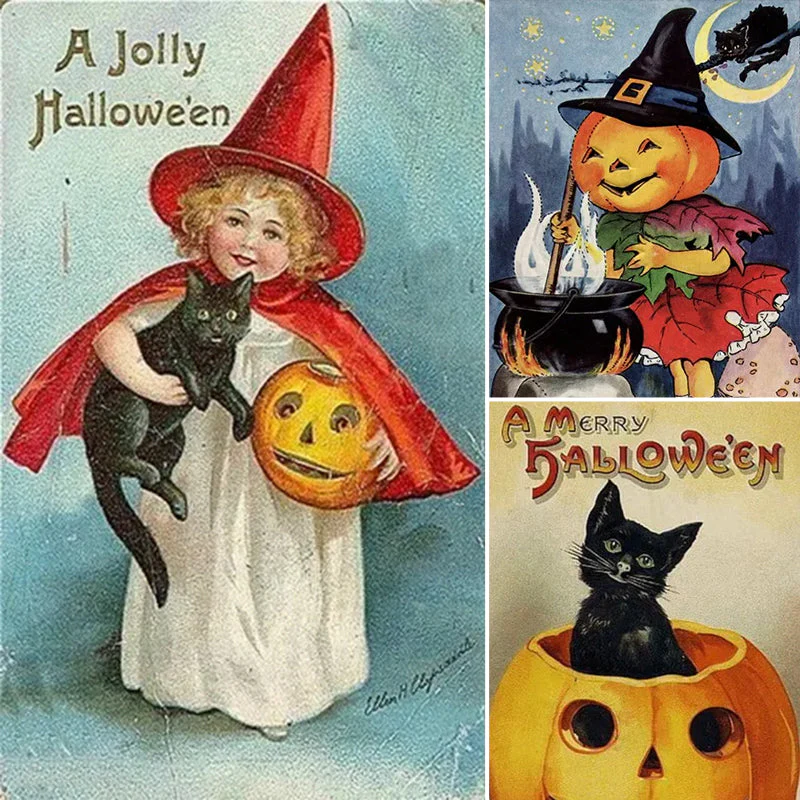 Vintage Halloween Postcard (24 pcs) - Image 2