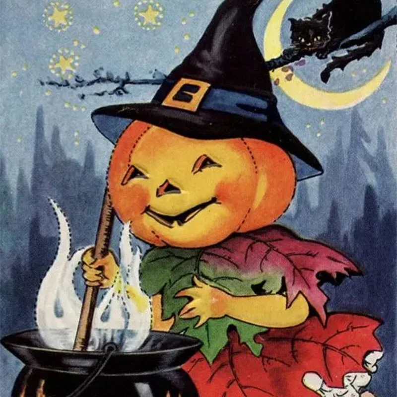 Vintage Halloween Postcard (24 pcs) - Image 7