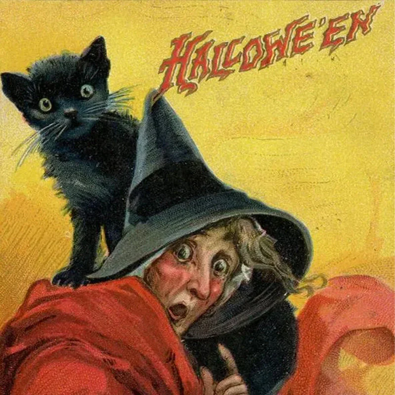Vintage Halloween Postcard (24 pcs) - Image 8