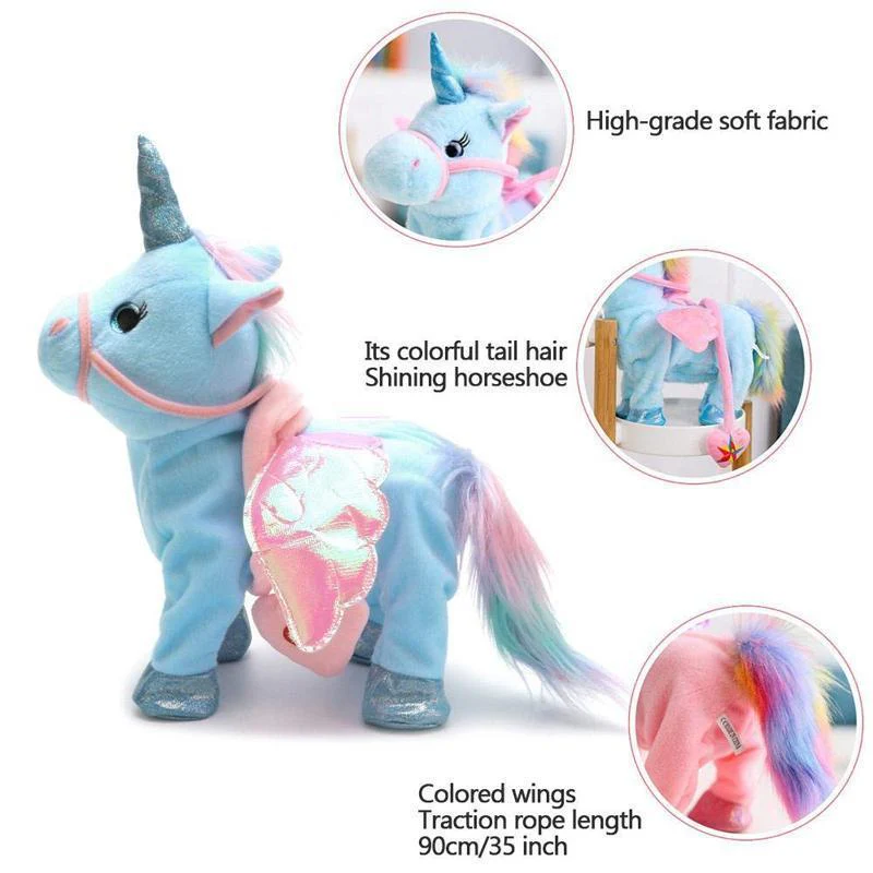 WALKING & SINGING UNICORN PLUSH TOY - Image 4