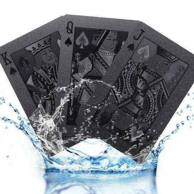 Waterproof Black Diamond Playing Cards - Image 2