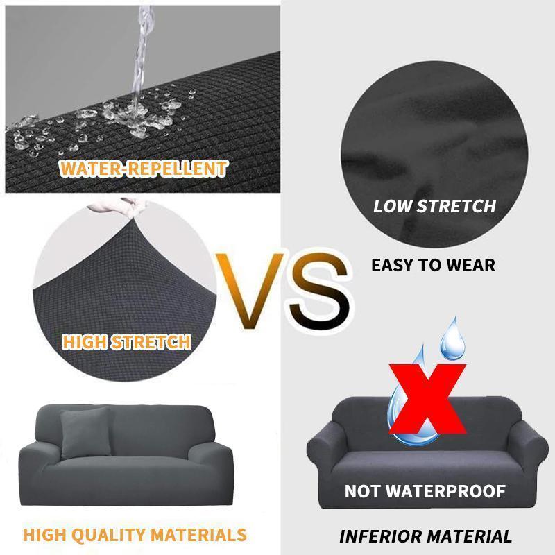 Waterproof Universal Elastic Sofa Cover - 8 Colors - Image 5