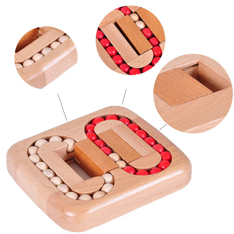 Wood Puzzle Maze Game Toy - Image 4