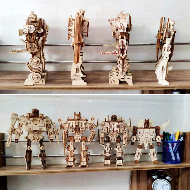 WoodCraft Assembly Puzzle Set - Image 2
