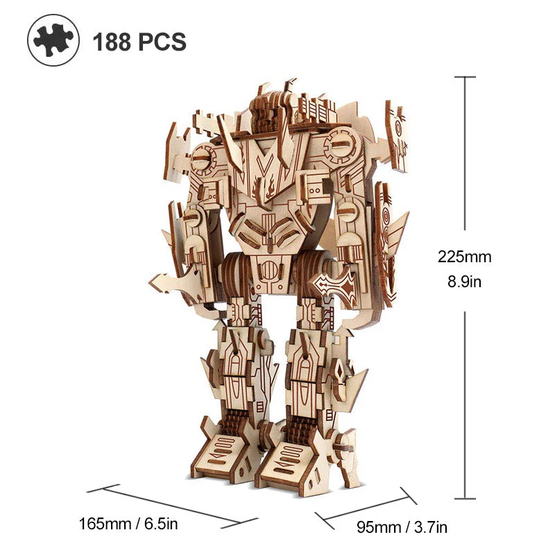 WoodCraft Assembly Puzzle Set - Image 6