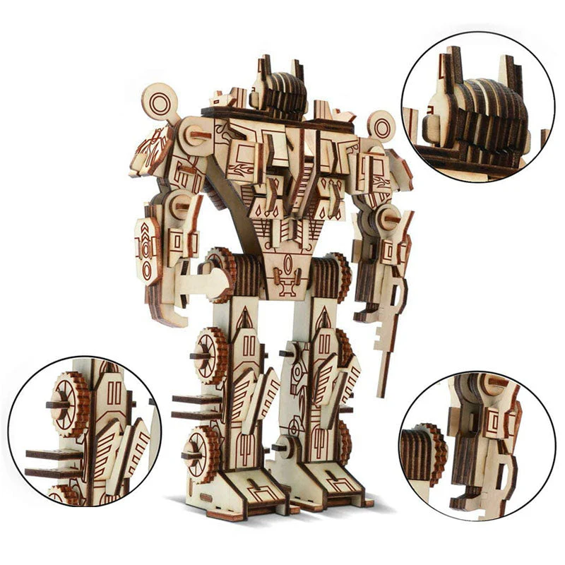 WoodCraft Assembly Puzzle Set - Image 7