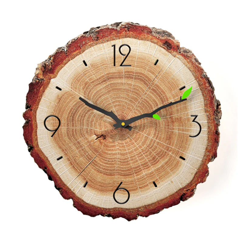 Wooden Annual Rings Wall Clock - Image 15