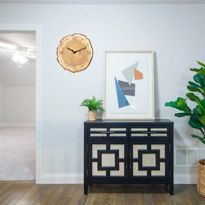 Wooden Annual Rings Wall Clock - Image 7